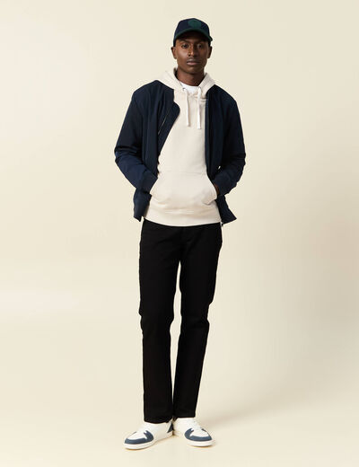 Jeans regular éco-responsable denim noir homme