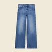 Jeans large taille haute denim stone femme