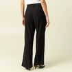 Pantalon loose taille standard fluide noir femme