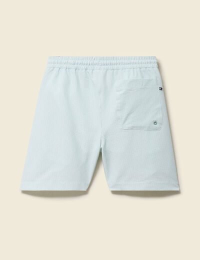 Short de bain bleu gris homme