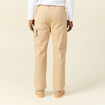Jeans droit 5 poches beige homme
