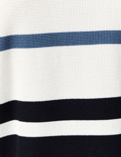 Pull manches longues ecru homme
