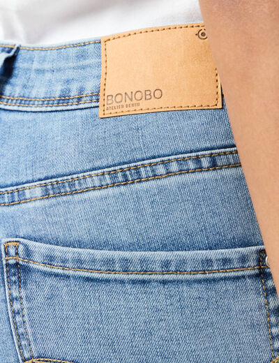 Jeans bootcut denim used femme