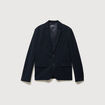 Veste blazer cintr&eacute;e bleu marine homme