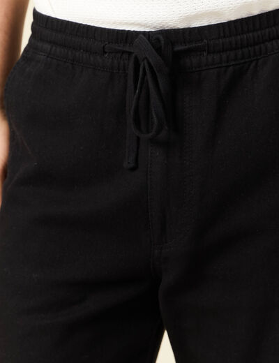 Pantalon chino noir homme