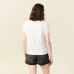 T-shirt manches courtes ecru femme