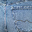 Jeans large taille haute denim stone femme