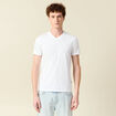 T-shirt col V homme Instinct blanc homme