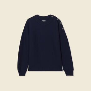 pull eco responsable bleu marine femme Pull éco-responsable bleu marine femme