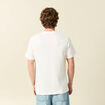 T-shirt ample en coton col rond ecru homme