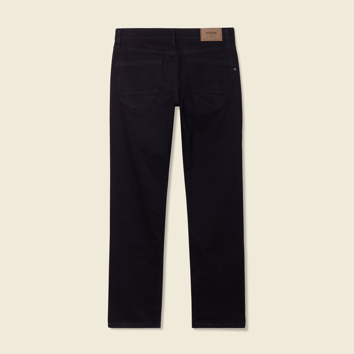 Jeans regular longueur 34 denim noir homme