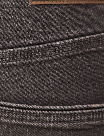 Jeans regular éco-responsable denim gris homme
