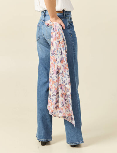 Foulard ecru femme
