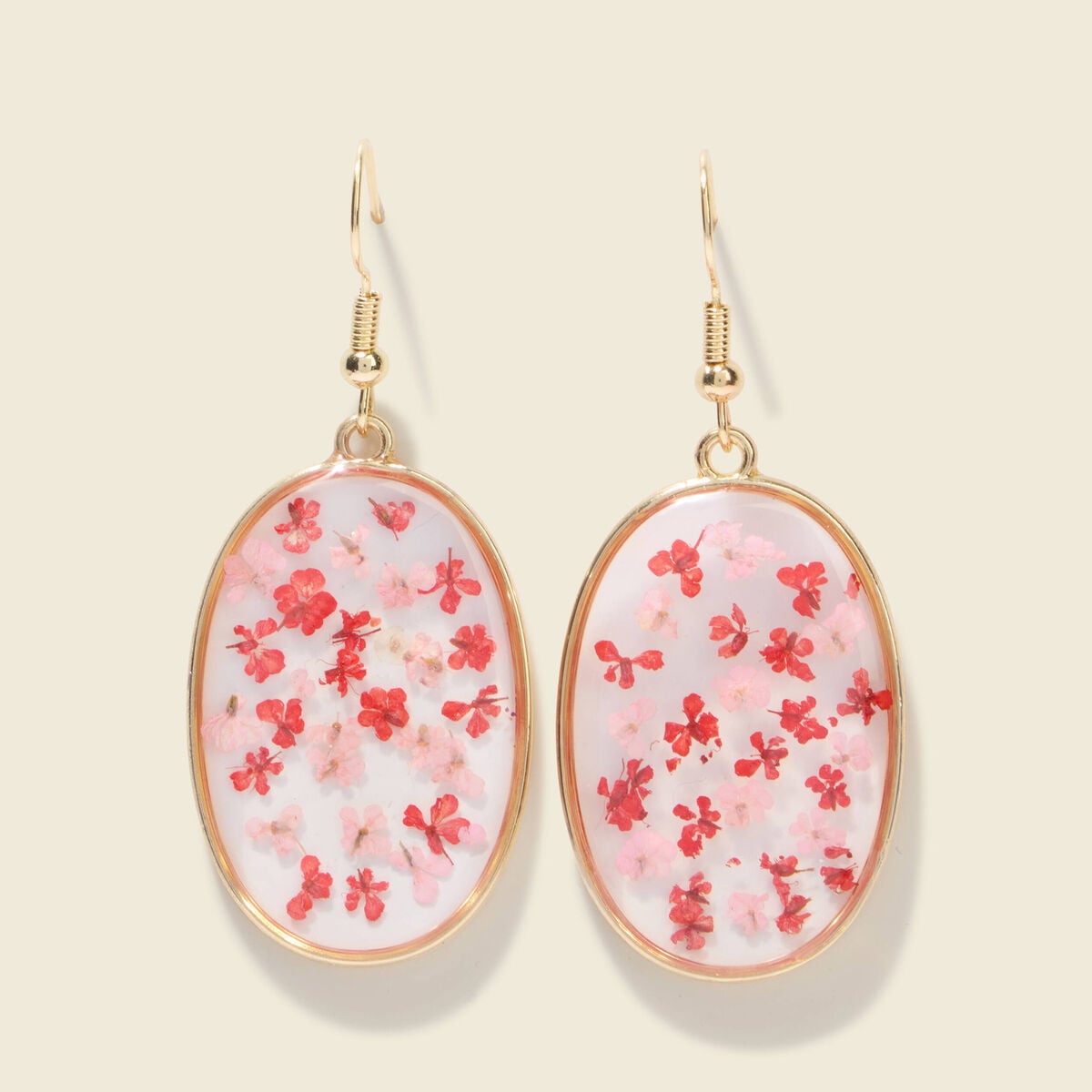 Boucles d'oreilles rose femme