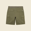 Bermuda droit cargo ceinture vert kaki homme