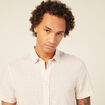 Chemise manches courtes blanc homme