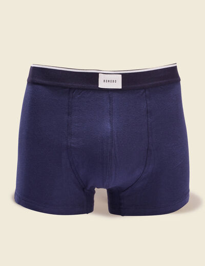 Lot 2 boxers bleu marine homme