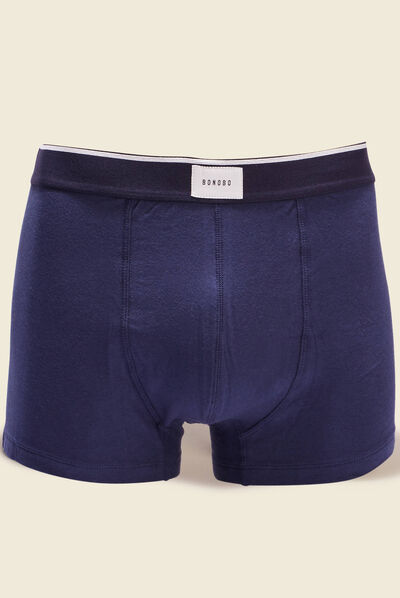 Lot 2 boxers bleu marine homme