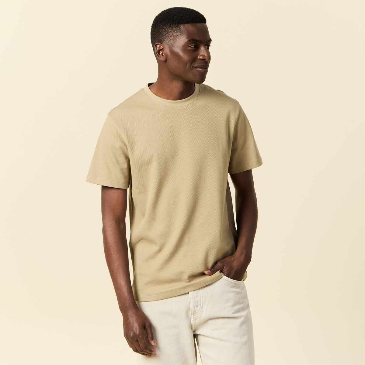 T-shirt manches courtes gris homme