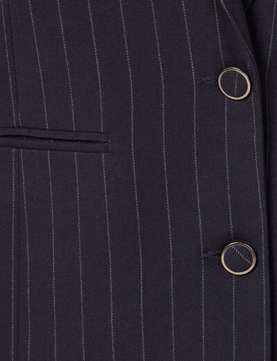 Veste blazer éco-responsable bleu femme