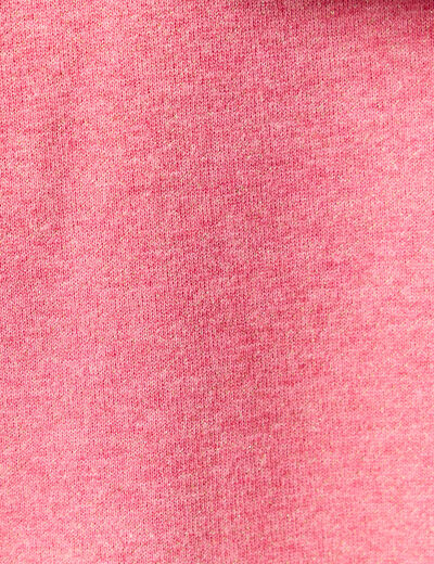 Sweat &agrave; capuche manches longues brillant mauve femme