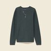 Pull manches longues vert kaki homme