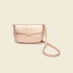 Sac à rabat rose clair femme