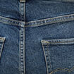Jeans slim taille standard 7/8&egrave;me bleu femme