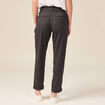 Pantalon paperbag gris femme