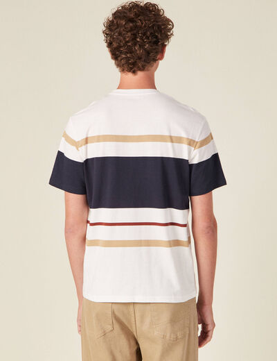 T-shirt manches courtes bleu marine homme