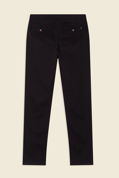 Pantalon slim Instinct chino noir homme