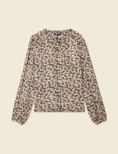 Chemise éco-responsable noir femme