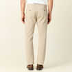 Pantalon chino straight gris homme