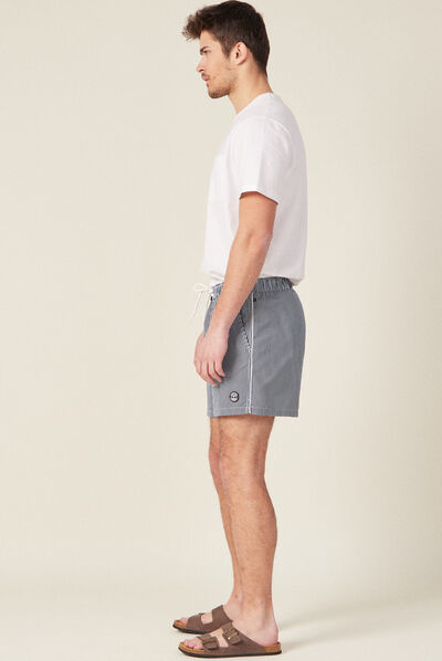 Short de bain bleu foncé homme