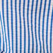 Top droit manches courtes bleu electrique femme