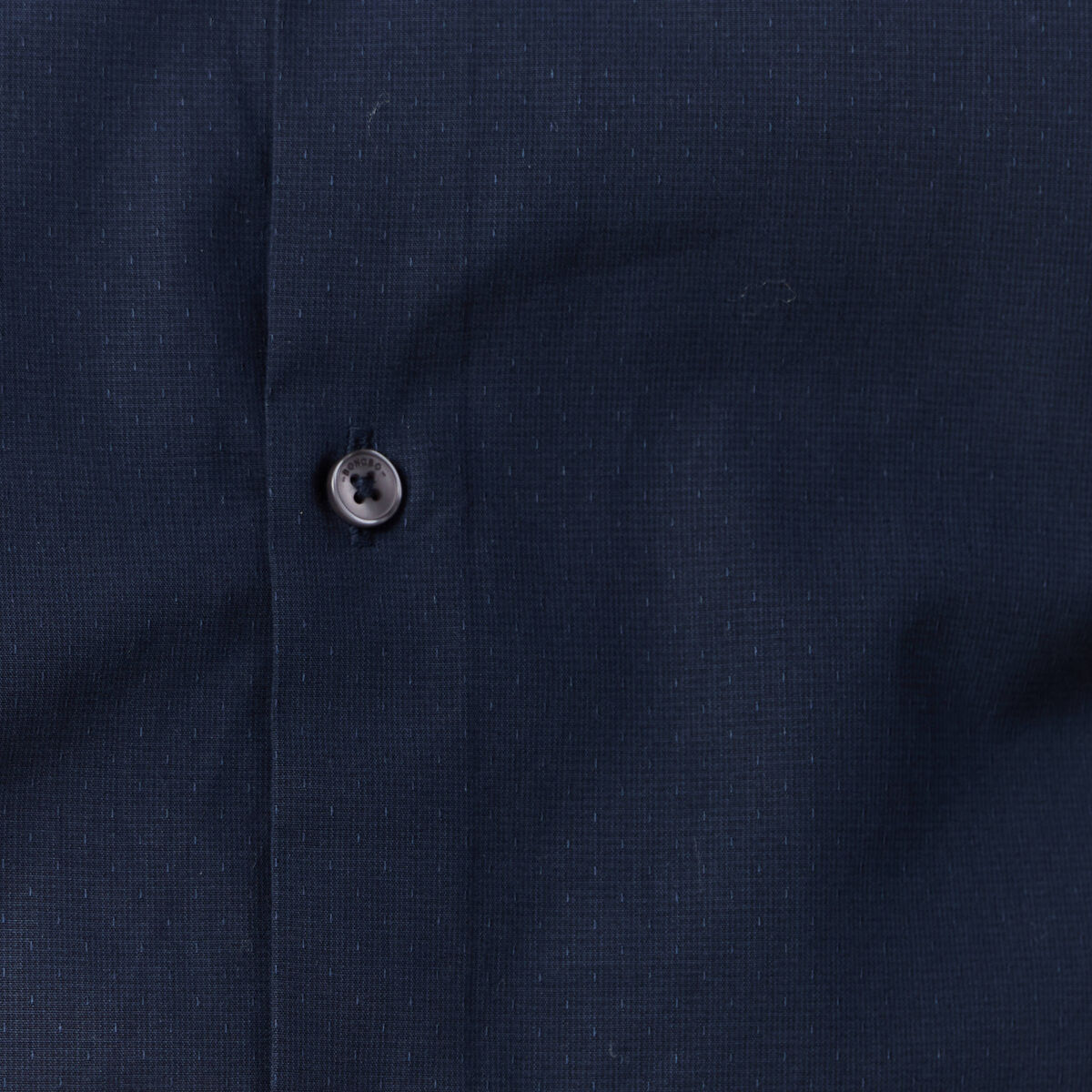 Chemise manches longues bleu marine homme