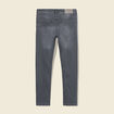 Jeans tapered 5 poches denim gris homme