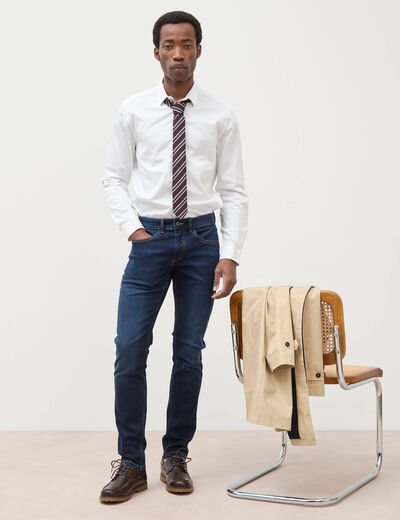 Jeans slim denim brut homme