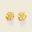 Boucles d'oreilles jaune pastel femme