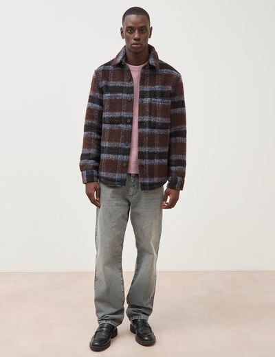 Pull droit col rond manches longues parme homme