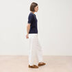 Polo manches courtes bleu marine femme