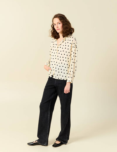 Chemise éco-responsable blanc femme