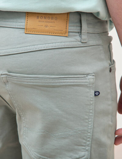 Bermuda vert clair homme