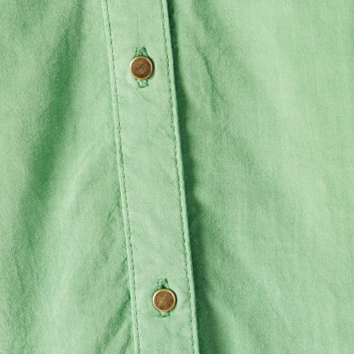 Chemise manches 3/4 vert clair femme
