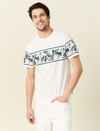 T-shirt éco-responsable bleu ciel homme