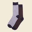 Lot 2 paires chaussettes bleu marine homme