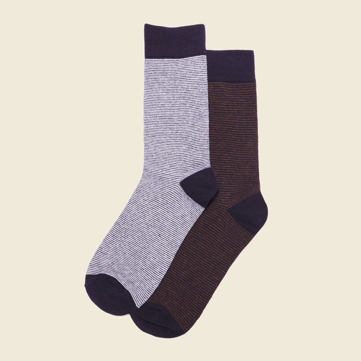 Lot 2 paires chaussettes bleu marine homme