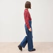 Jeans large taille haute denim stone femme