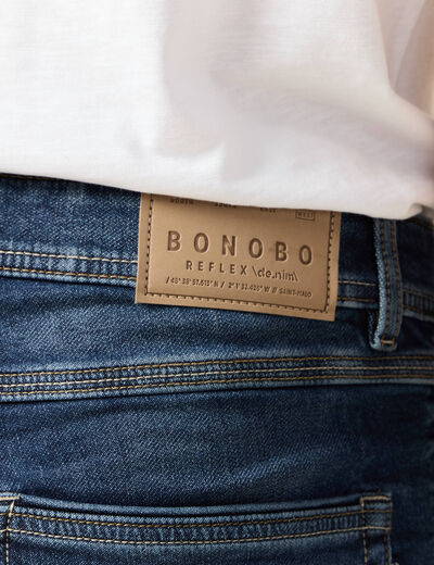 Jeans straight homme denim brut homme