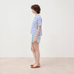T-shirt manches courtes bleu ciel femme